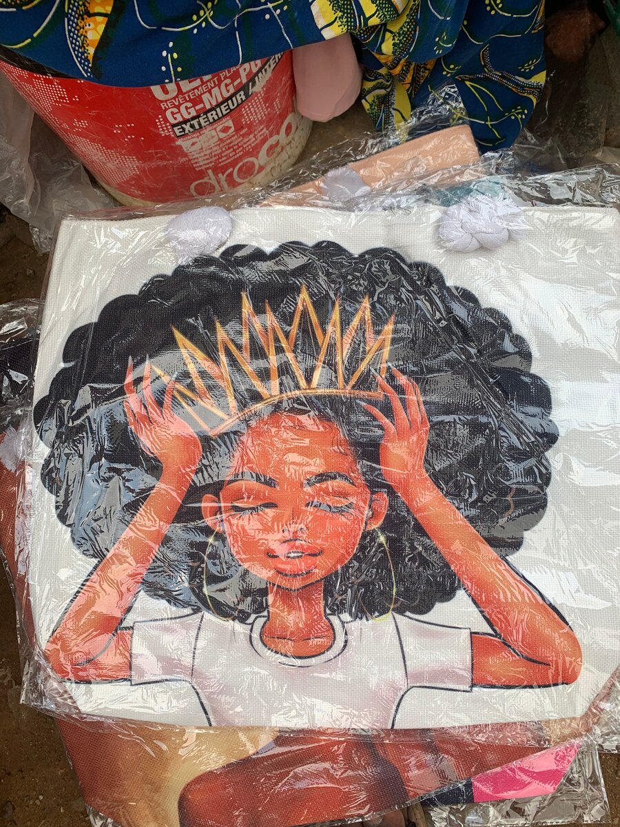 Sac fourre tout imprimé