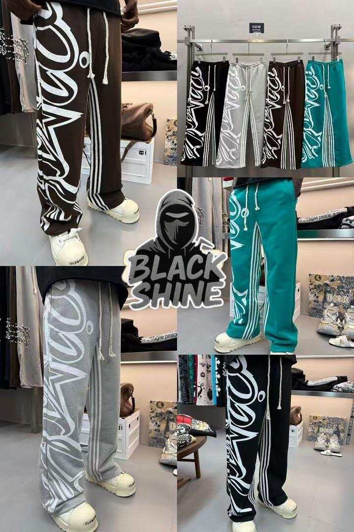 Pantalons décontractés Black Shine