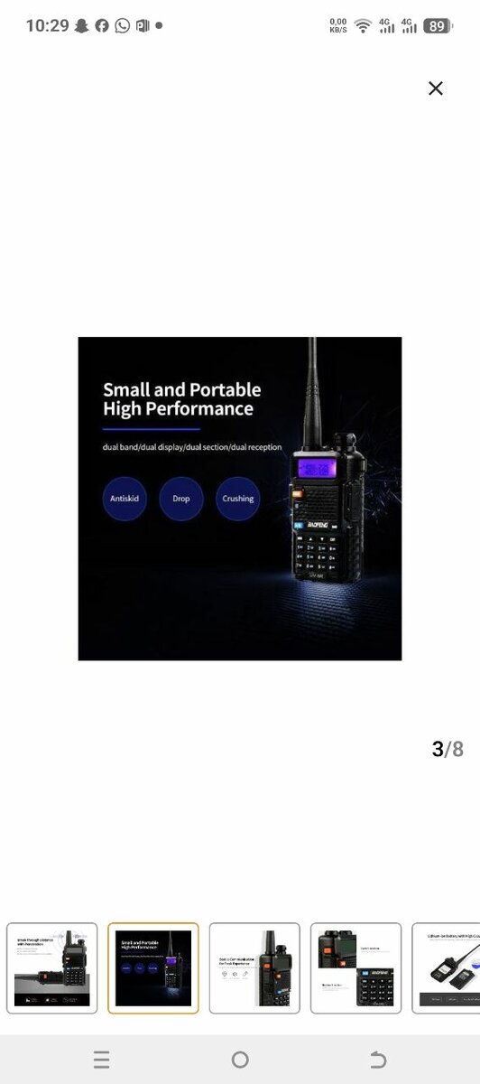 Mini talkie-walkie portable puissant