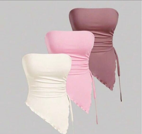 Bustier asymétrique femme