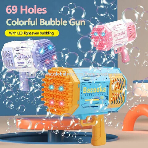 Pistolet à bulles LED 69 trous
