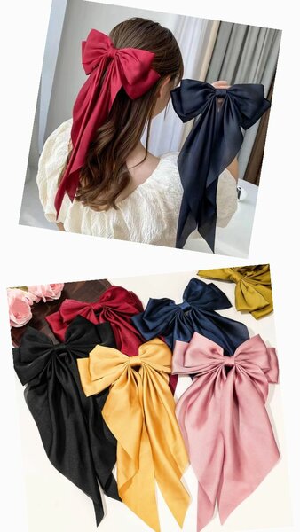 Grand Nœud Papillon Cheveux