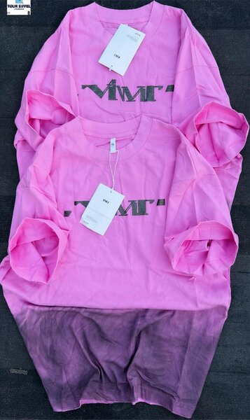 T-shirt dégradé rose