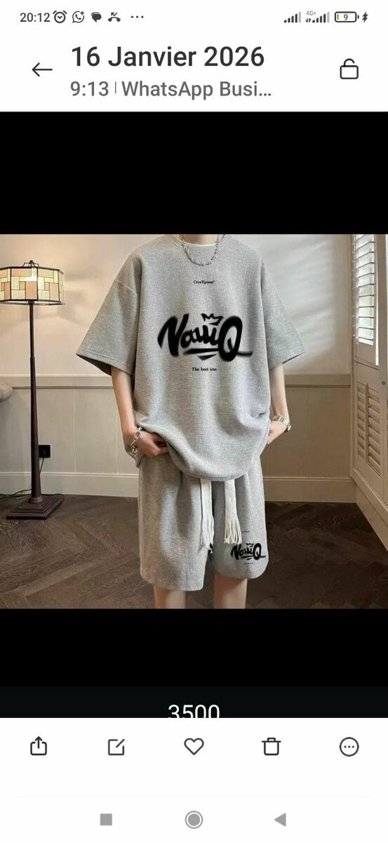 Ensemble décontracté homme