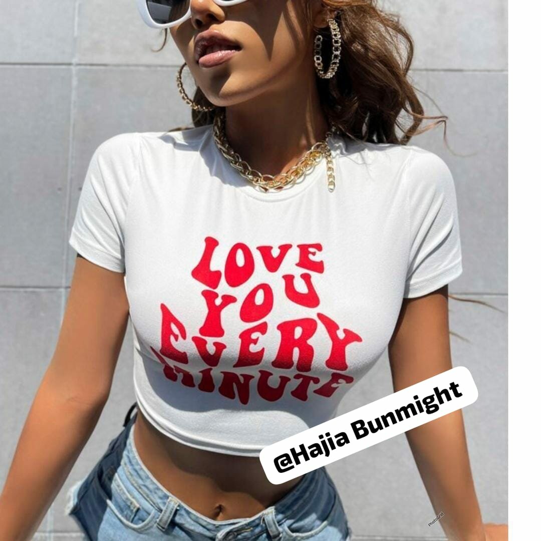 T-shirt à message tendance