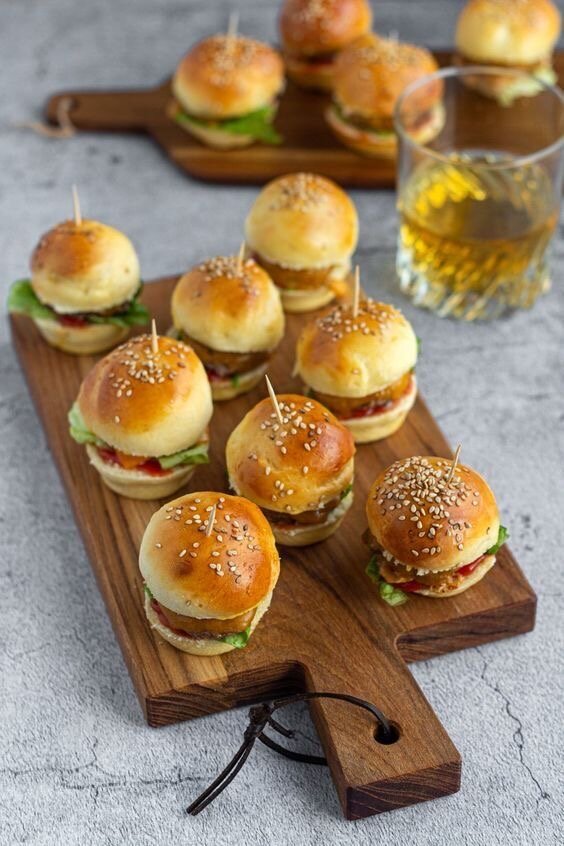 Mini burgers apéritif gourmands