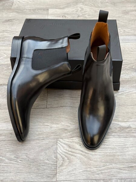 Bottes Chelsea en cuir élégantes