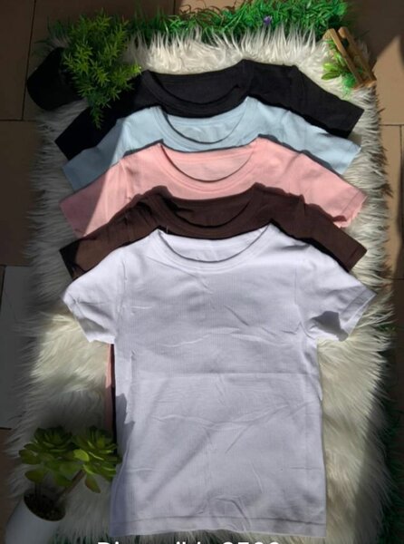 T-shirt basique femme multicolore