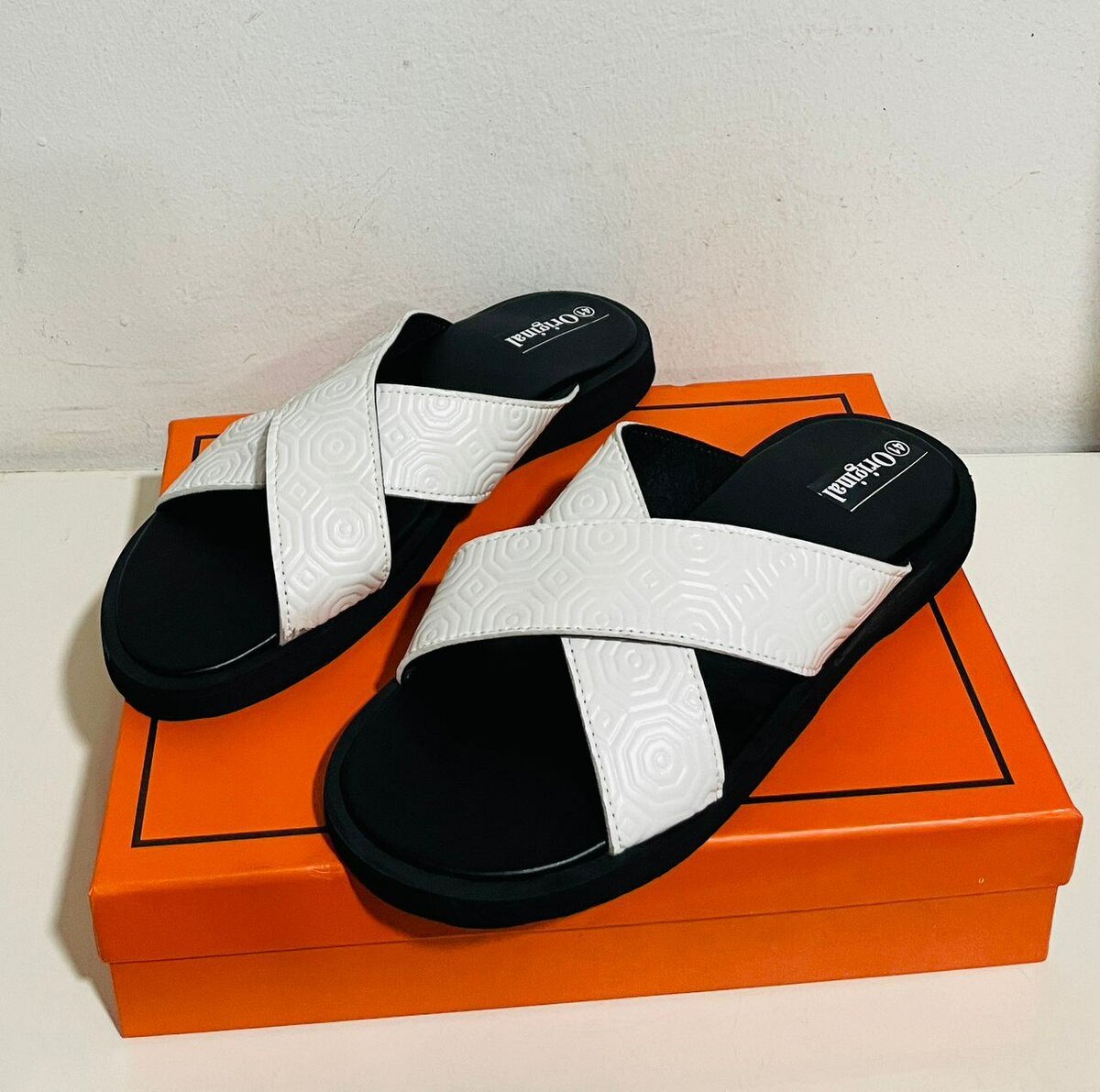 Sandales confort croisées