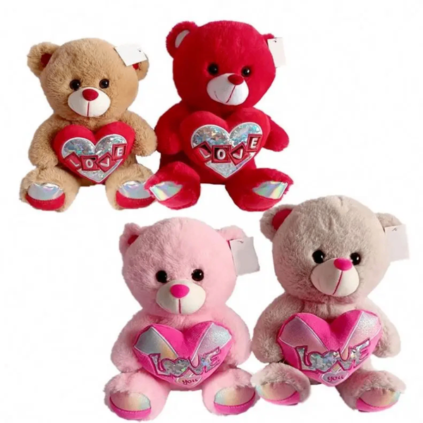 Peluches "Love" multicolores