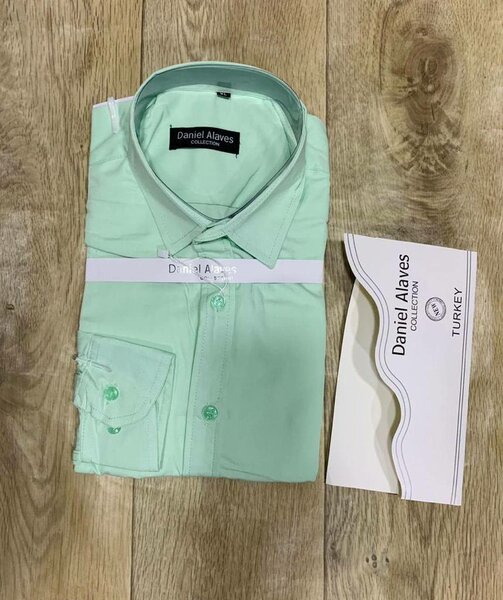 Chemise Homme Élégante Verte