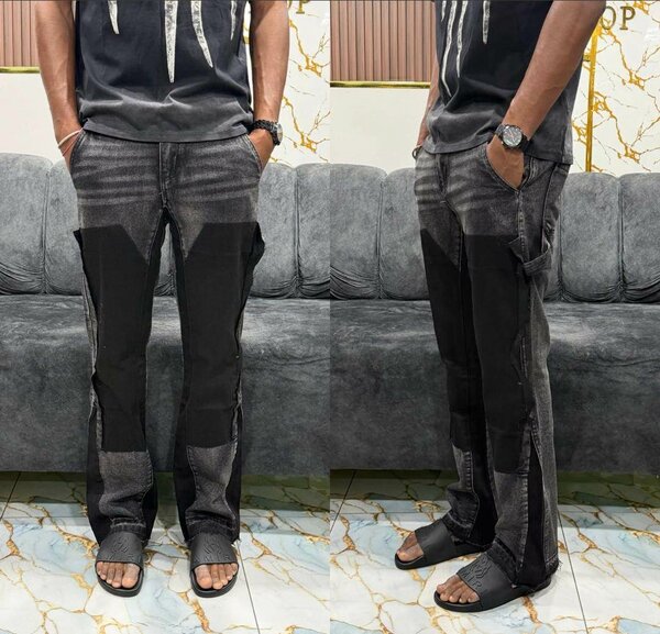 Patchwork Denim Jeans