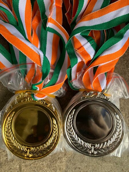 Médailles de Football Or et Argent