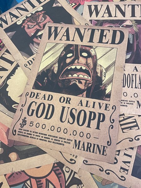 Affiche Wanted One Piece