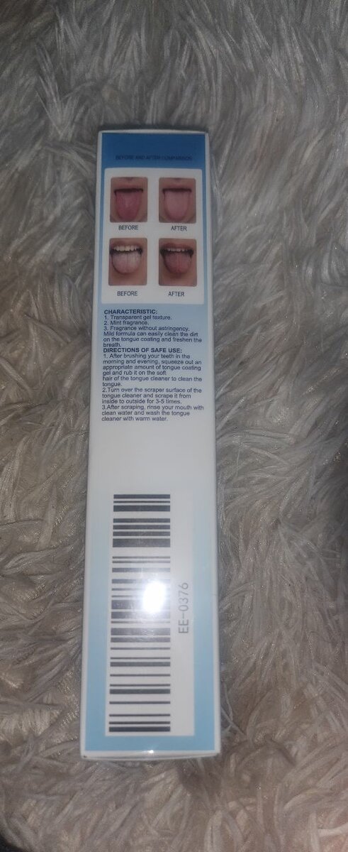 Dentifrice nettoyant langue