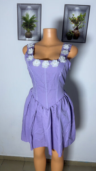 Robe Violette Florale
