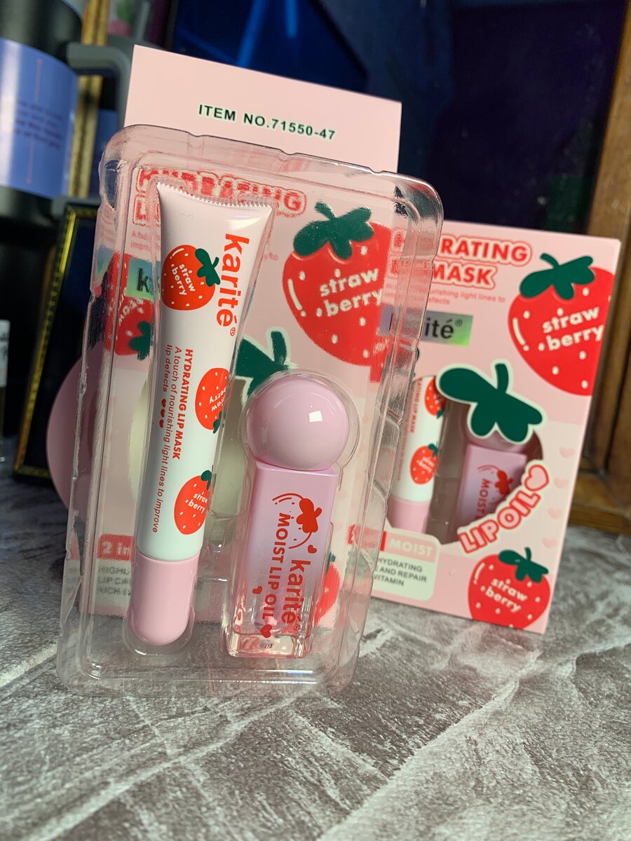 Masque Lèvres Hydratant Fraise Karité