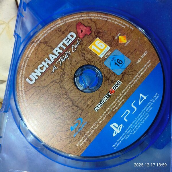 Cd PS4 Uncharted 4