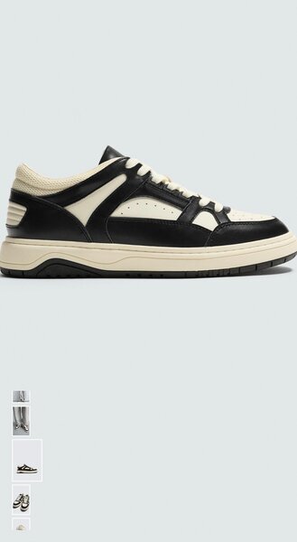 Chaussures homme baskets basses en cuir noir