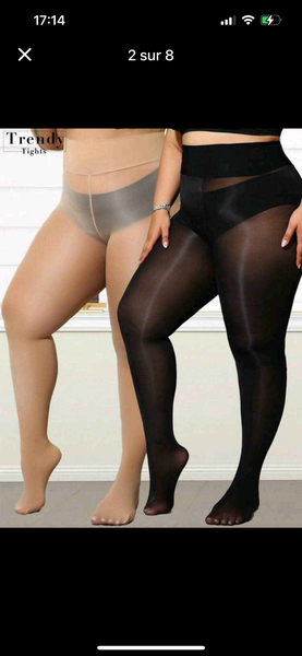 Collants transparent élégants