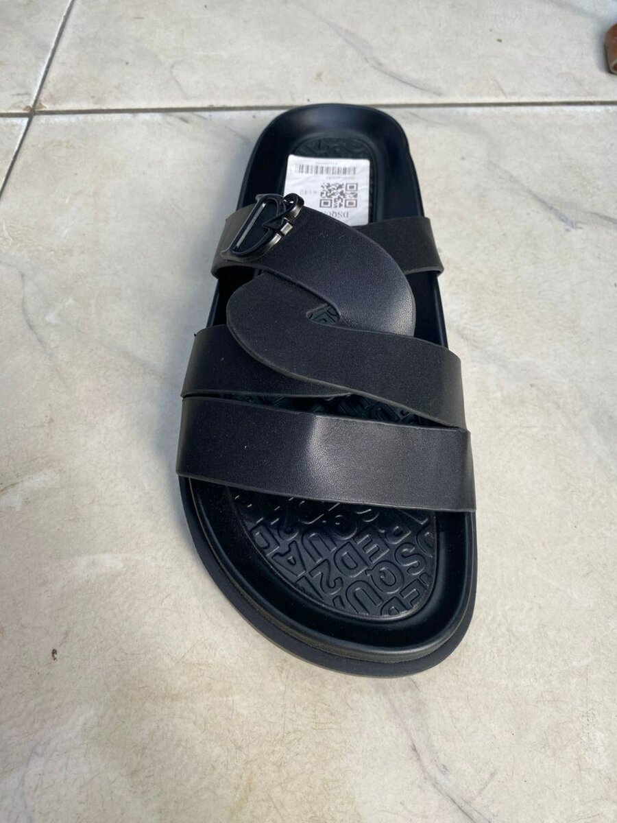 Sandales confort noires élégantes