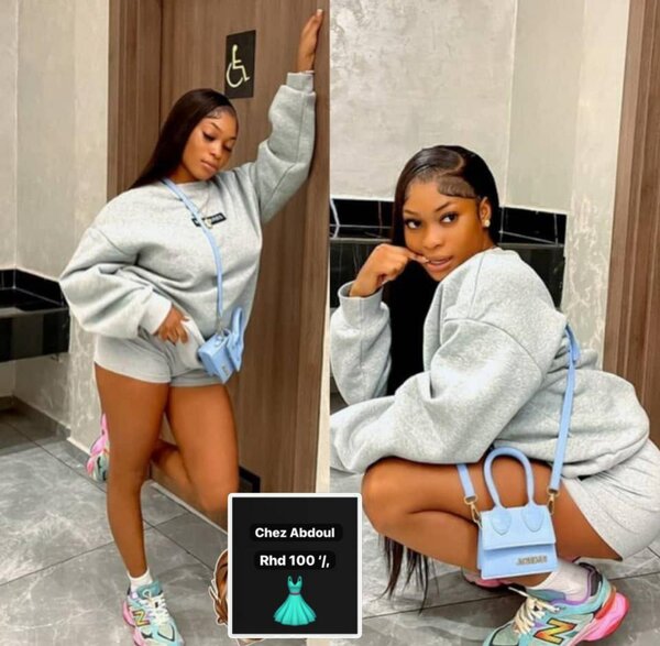 Sweat-shirt gris tendance