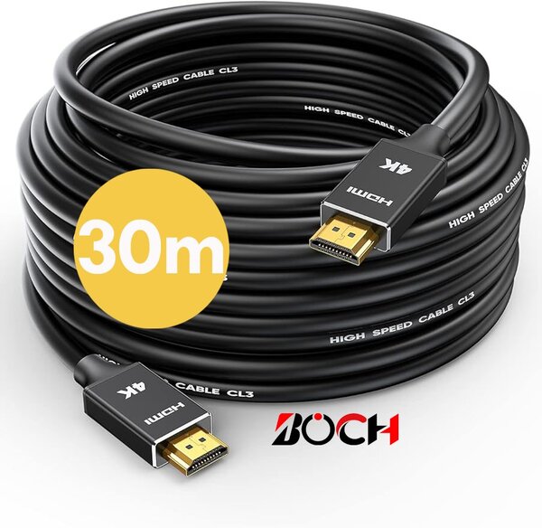 Câble HDMI 4K 30m Haute Vitesse