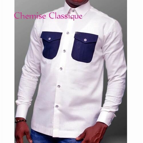 Chemise Bicolore Élégante