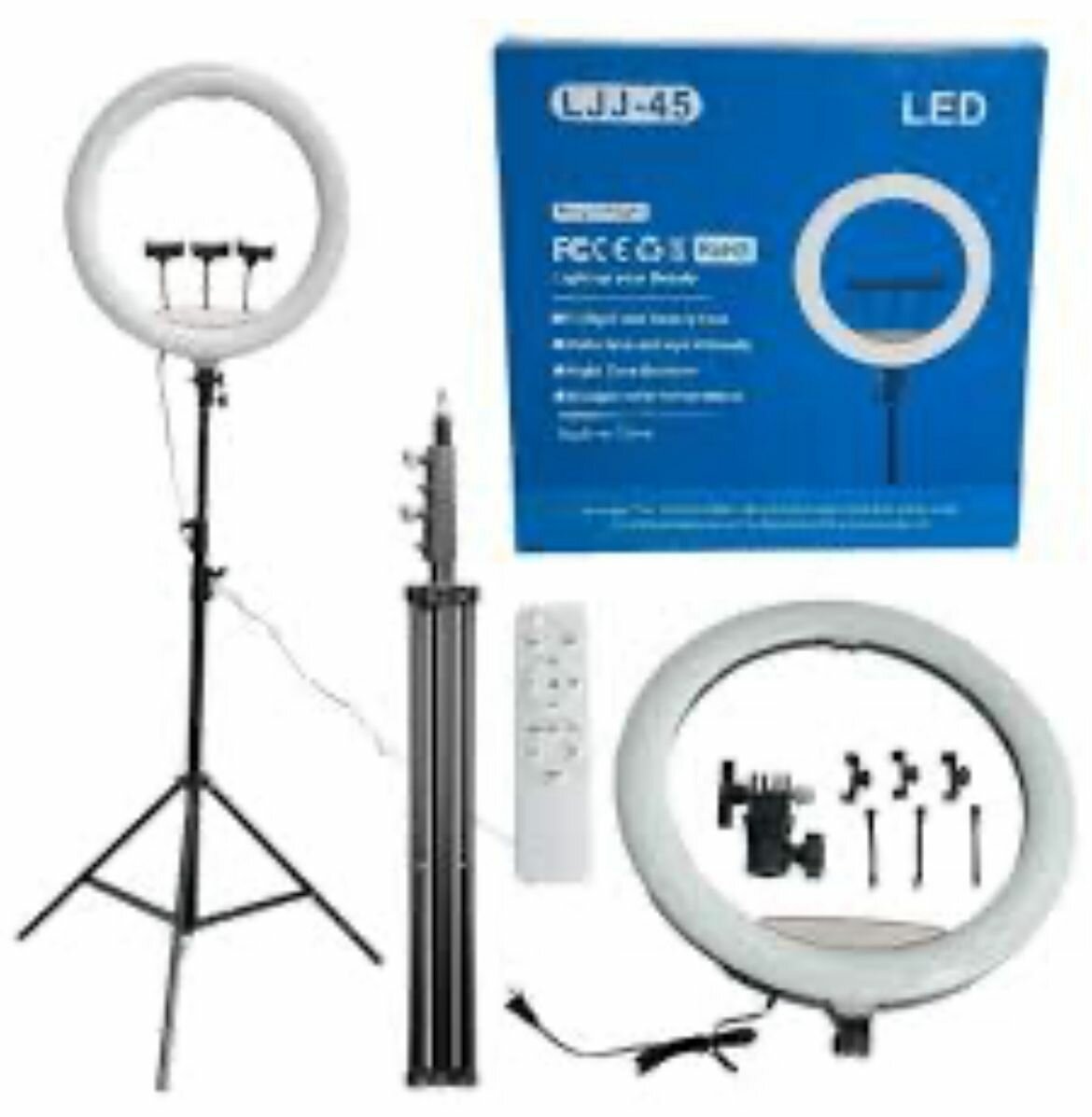 LJJ-45 Lampe LED Anneau avec Télécommande