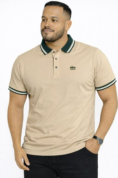 Polo Lacoste homme beige
