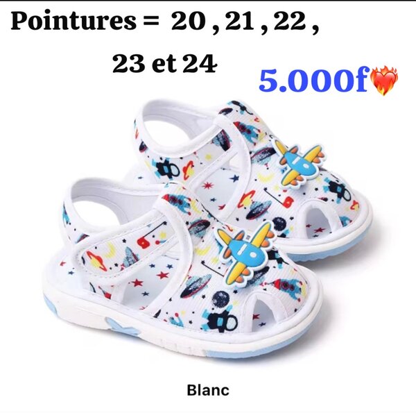 Sandales Enfant Motif Espace