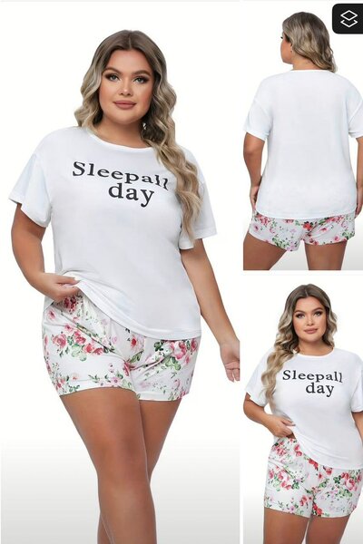 Ensemble pyjama femme grande taille