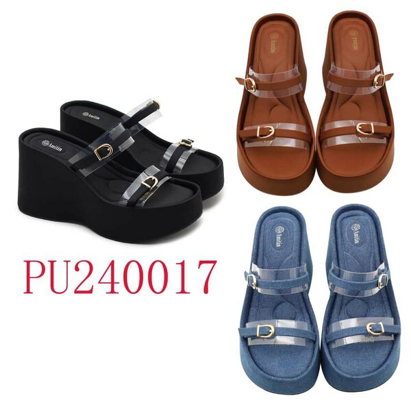 Sandales compensées femme