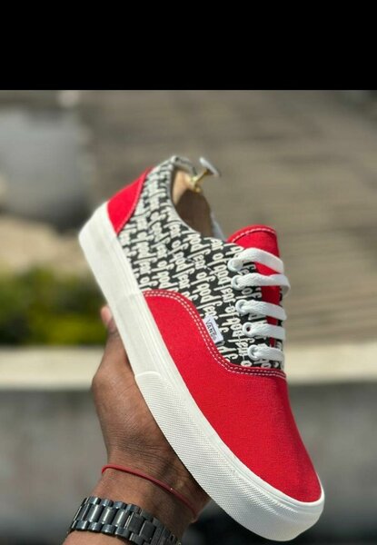 Chaussures homme rouges