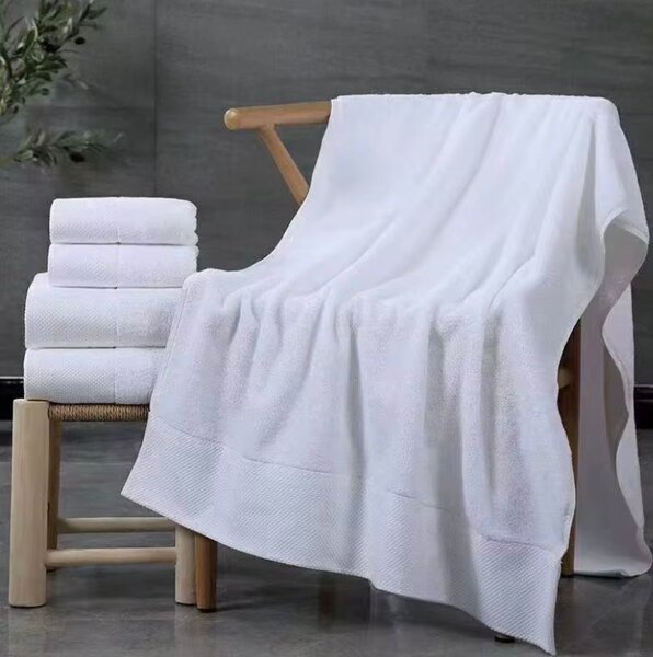 Serviettes de bain en coton doux