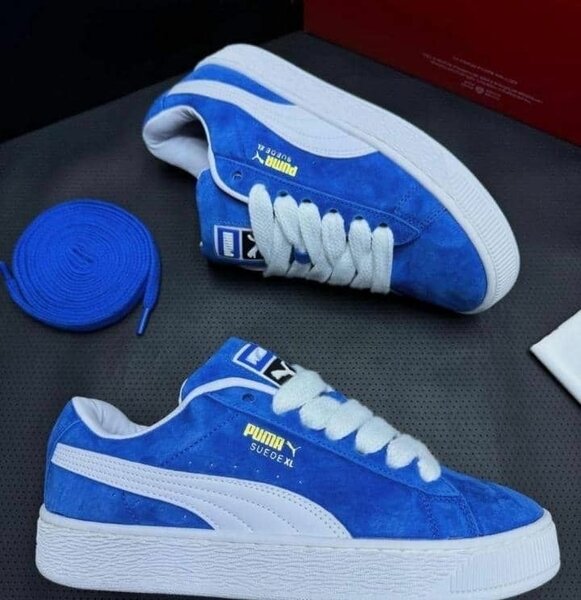 Chaussures Puma Suede Bleu