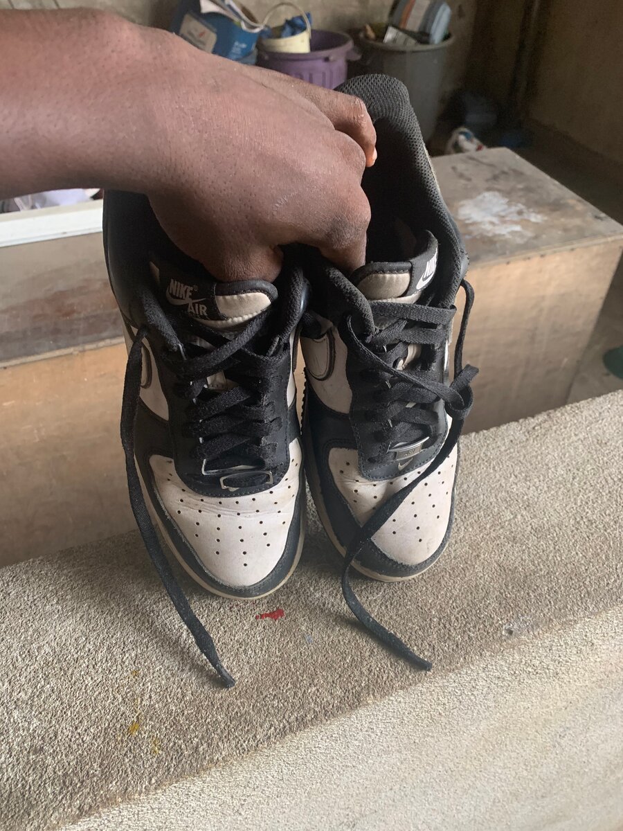 Baskets Nike Air Noir et Blanc