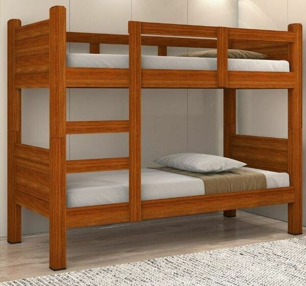 Lit superposé en bois massif