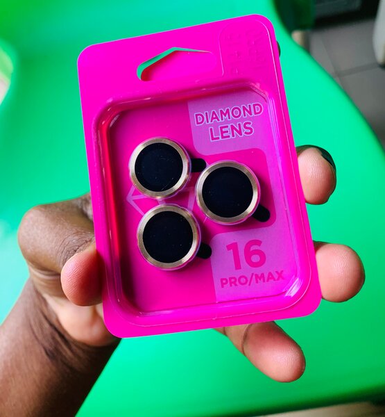 Lentilles diamant caméra 16 Pro Max