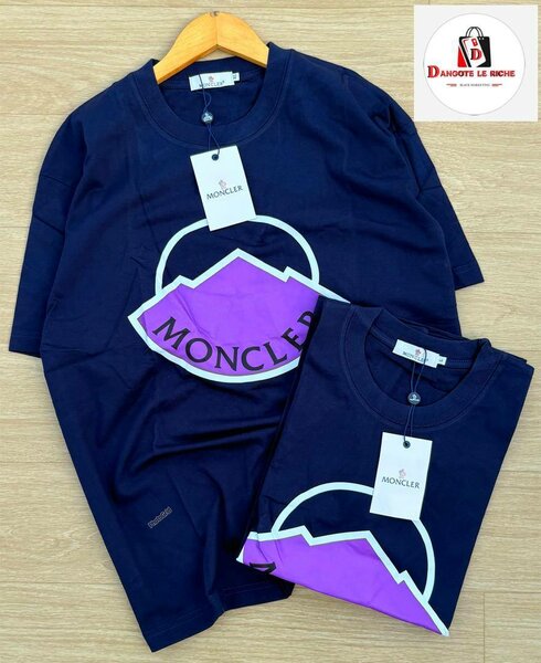 T-shirt homme Moncler bleu marine
