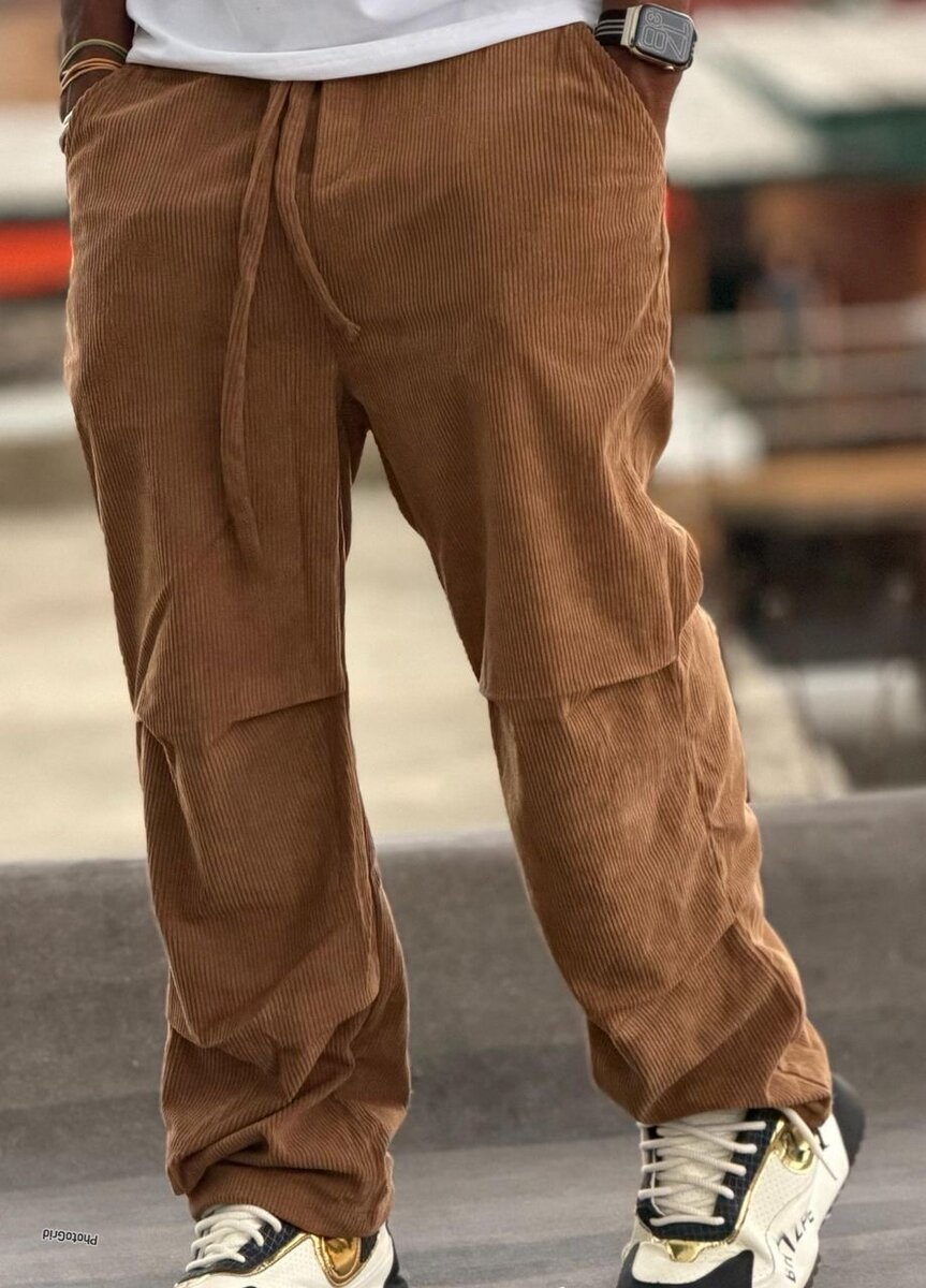 Pantalons Cargo en Velours