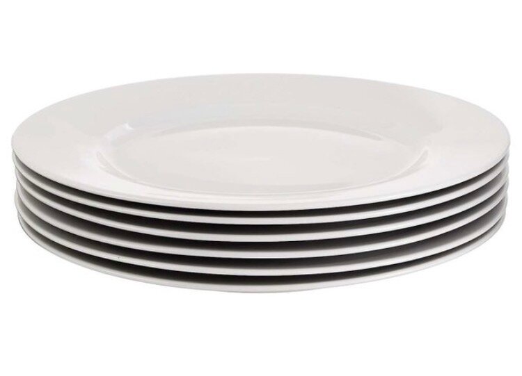 Assiettes en porcelaine durable