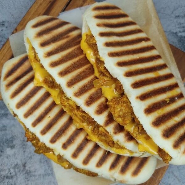 Grilled Cheese Chicken Paninis