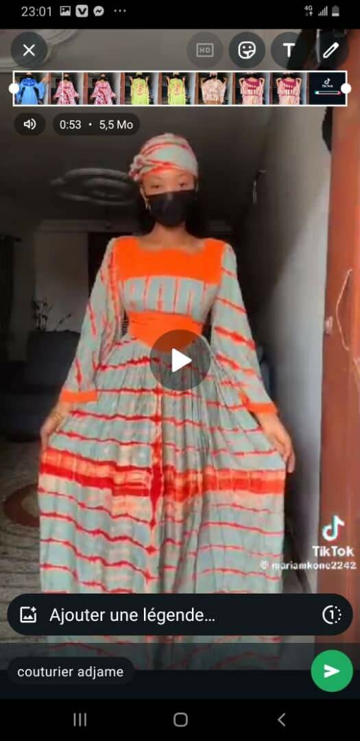 Robe Bohème en Wax Coloré