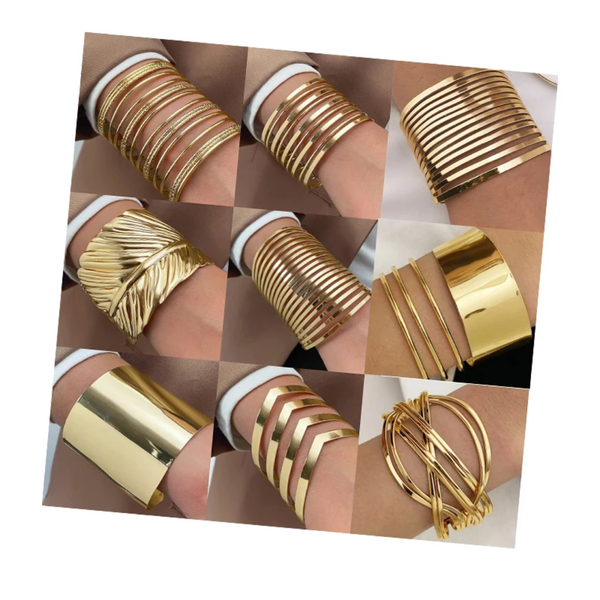 Bracelets en plaqué or