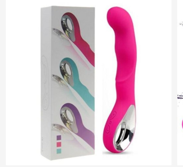 Vibromasseur en silicone rose