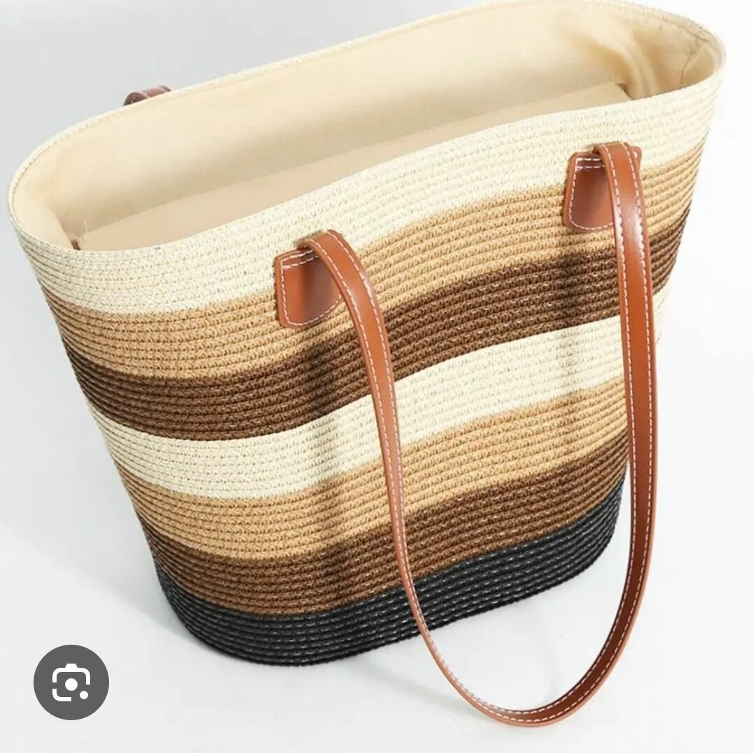 Sac fourre-tout à rayures