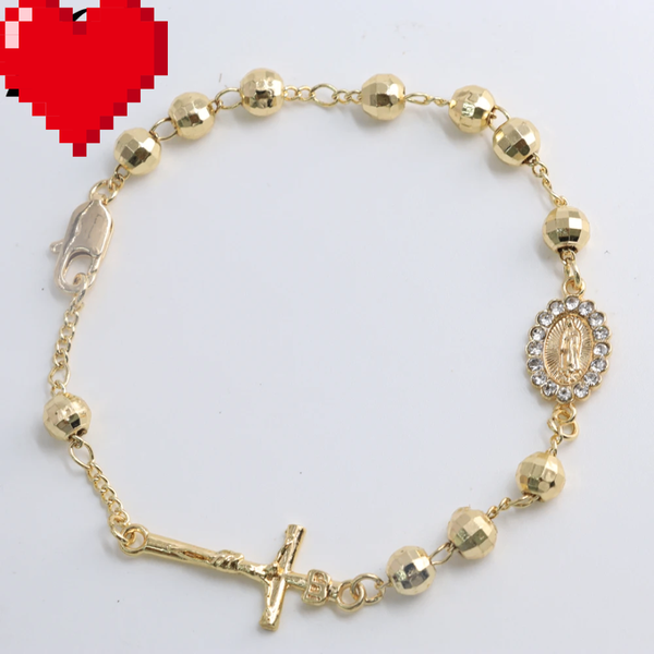 Bracelet religieux plaqué