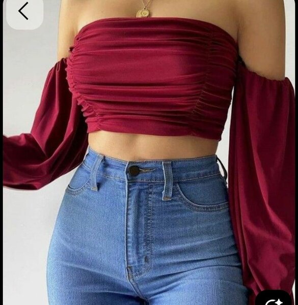 Blouse  épaules dénudées