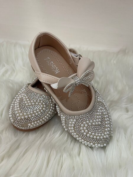 Ballerines Enfant Perles Élégantes